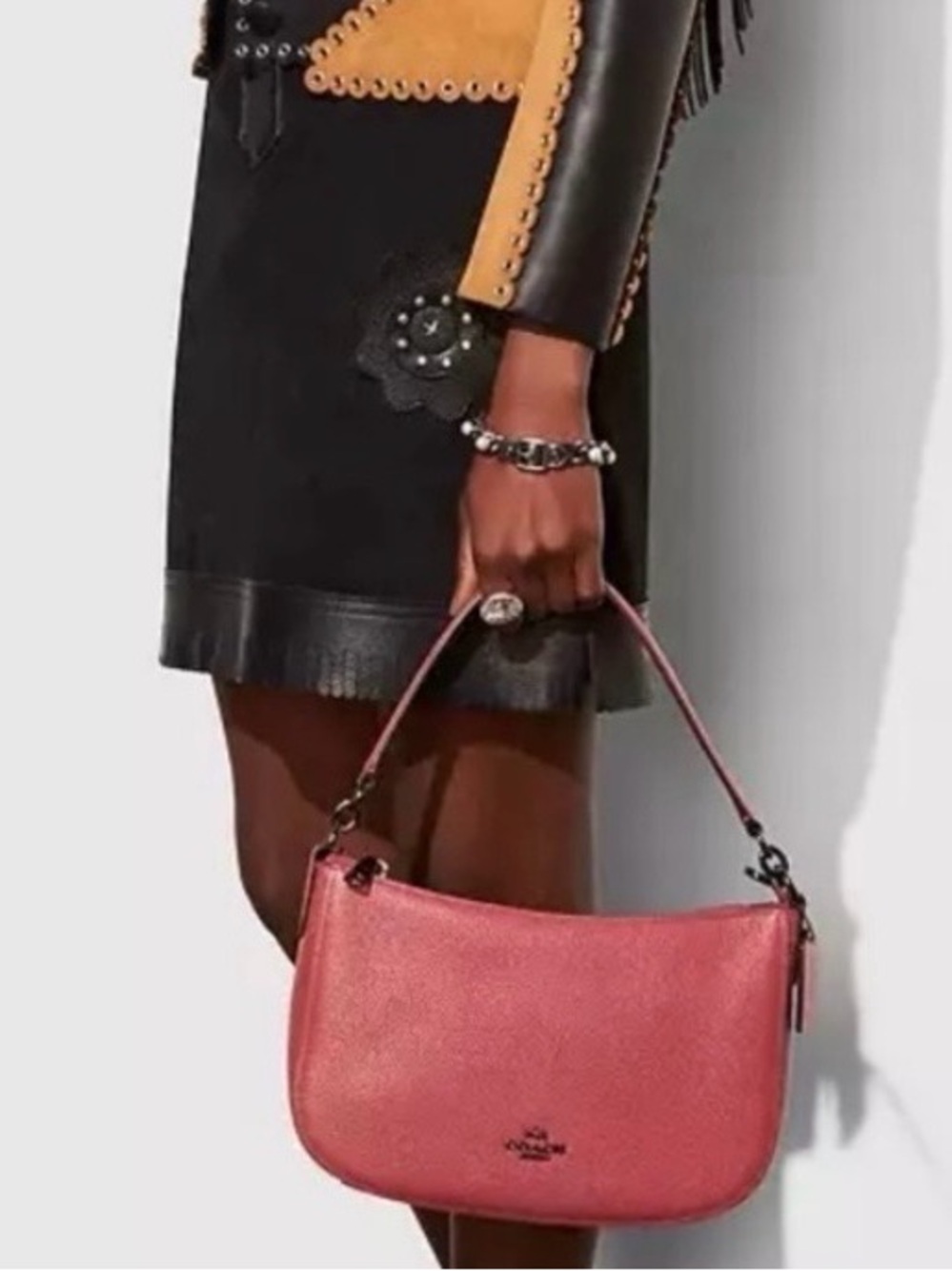 NEW!! Coach Chelsea Polished Pebble Leather Crossbody Satchel – Rose (NWOT)